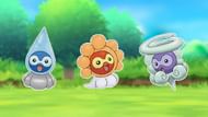 Castform's three different variants all offer something a little different (Image via Niantic)